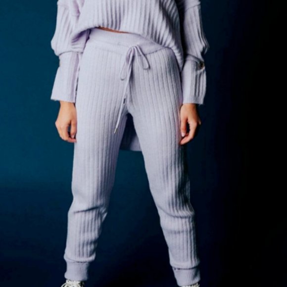 Free People Pants - Free People  Around The Clock Jogger Pants Lavendar  S NWT